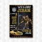 Transformers For Boy Invitation