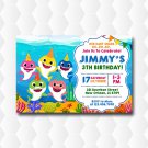 Baby Shark Do Do Do Birthday Invitation