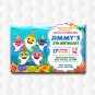 Baby Shark Do Do Do Birthday Invitation