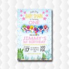 Baby Shark Do Doo Dooo Birthday Invitation
