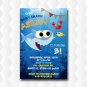 Baby Shark Birthday Invitations