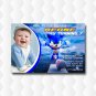 Sonic Birthday Invitation With Photo