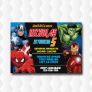Super Hero Spiderman Birthday Invitation Super Hero Spiderman Birthday Invitation