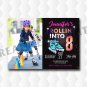 Roller Skating Birthday Invitation With Photo