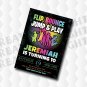 Trampoline Birthday Party Invitation