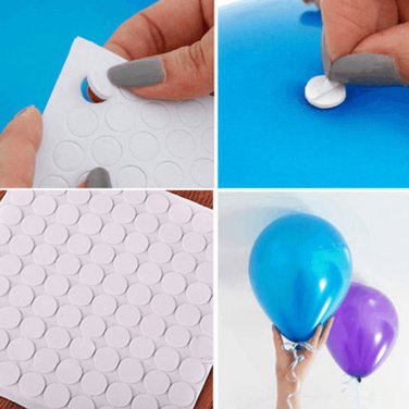 200 Points Double Sided Adhesive Sticks Balloon Ceiling Haning Decal Wall