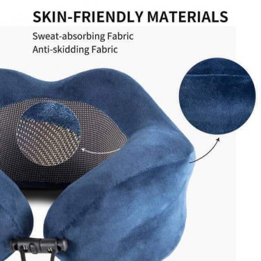 Hock U-Shaped Neck Pillow Memory Cotton Storage Aircraft Travel