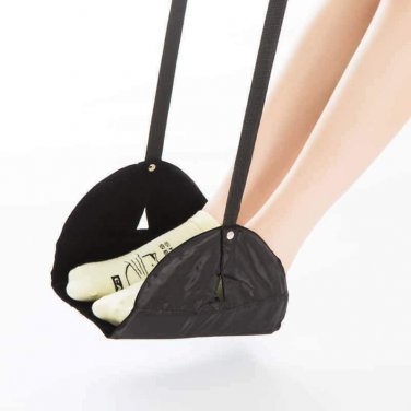 Hanging Legrest Sling For Long Flights, Train. Office