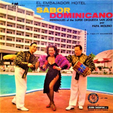 Super Orquesta San Jose Papa Molina &acirc;��Sabor Dominicano 1958 Merengue Vinyl Record LP