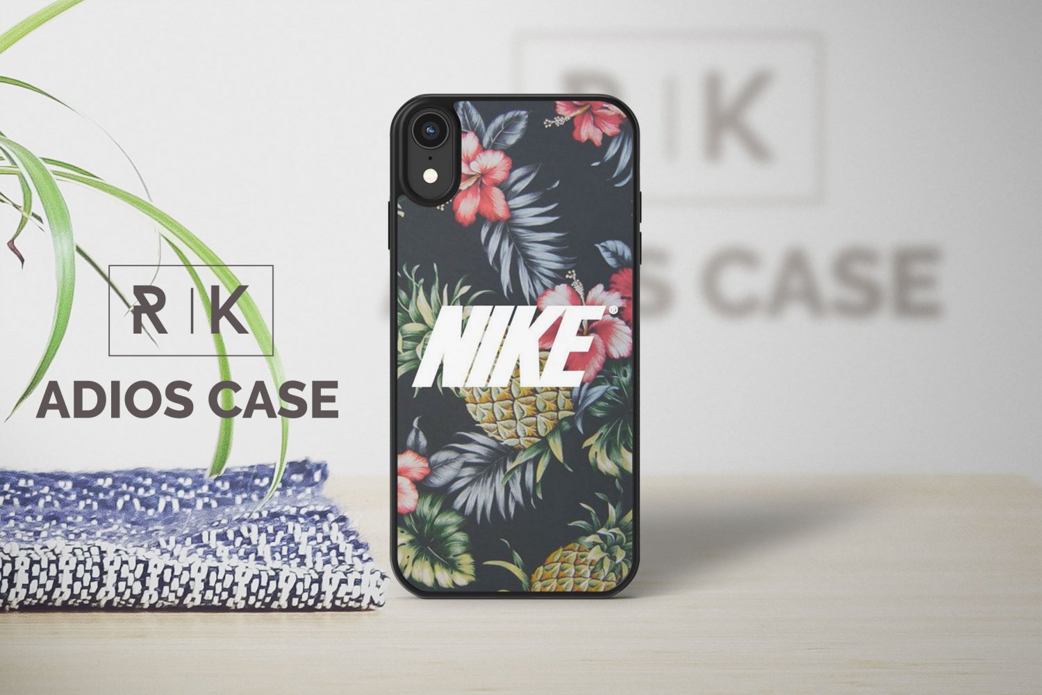 Nike Floral Phone Case for iPhone