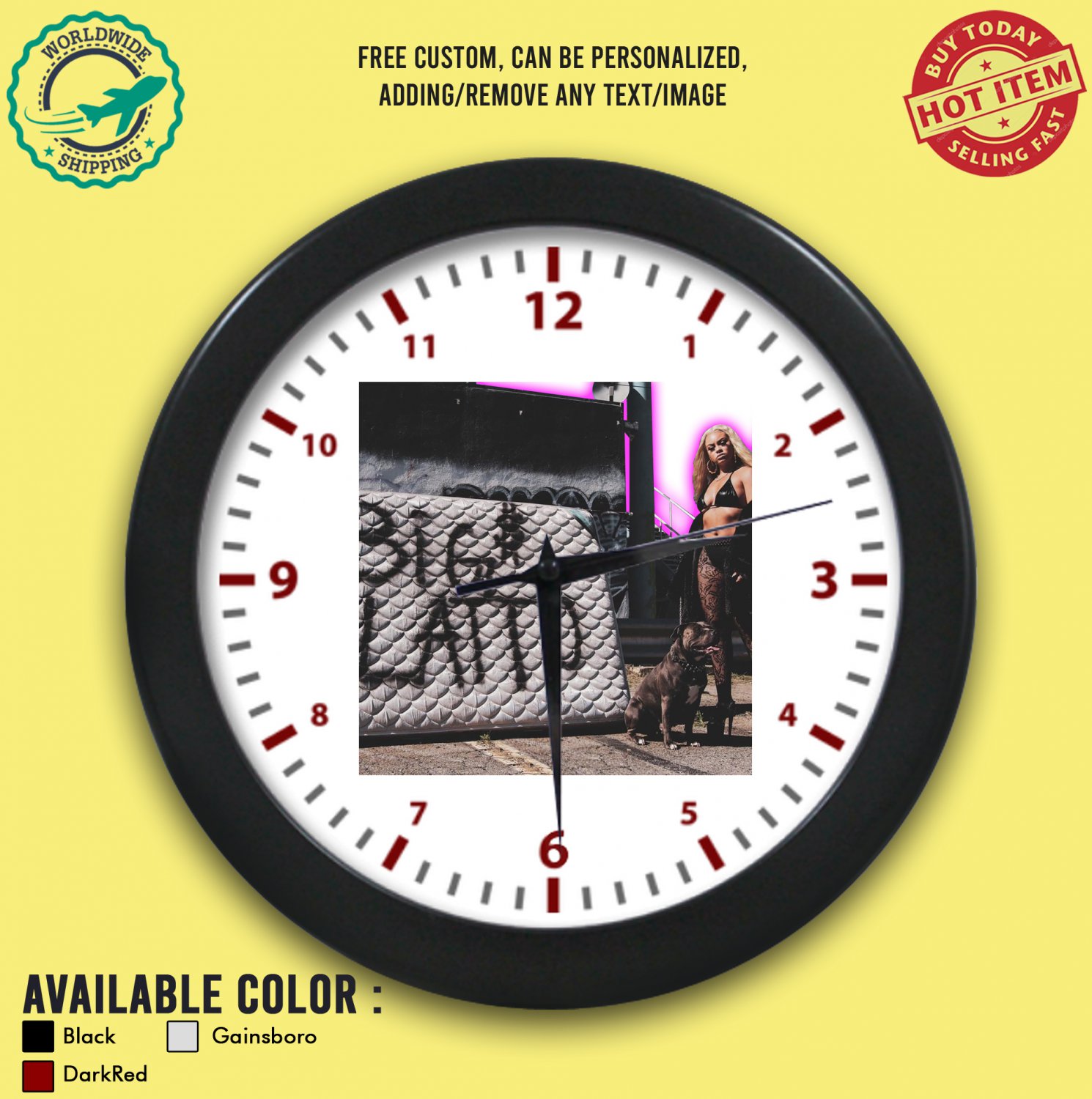 1 MULATTO Wall Clocks