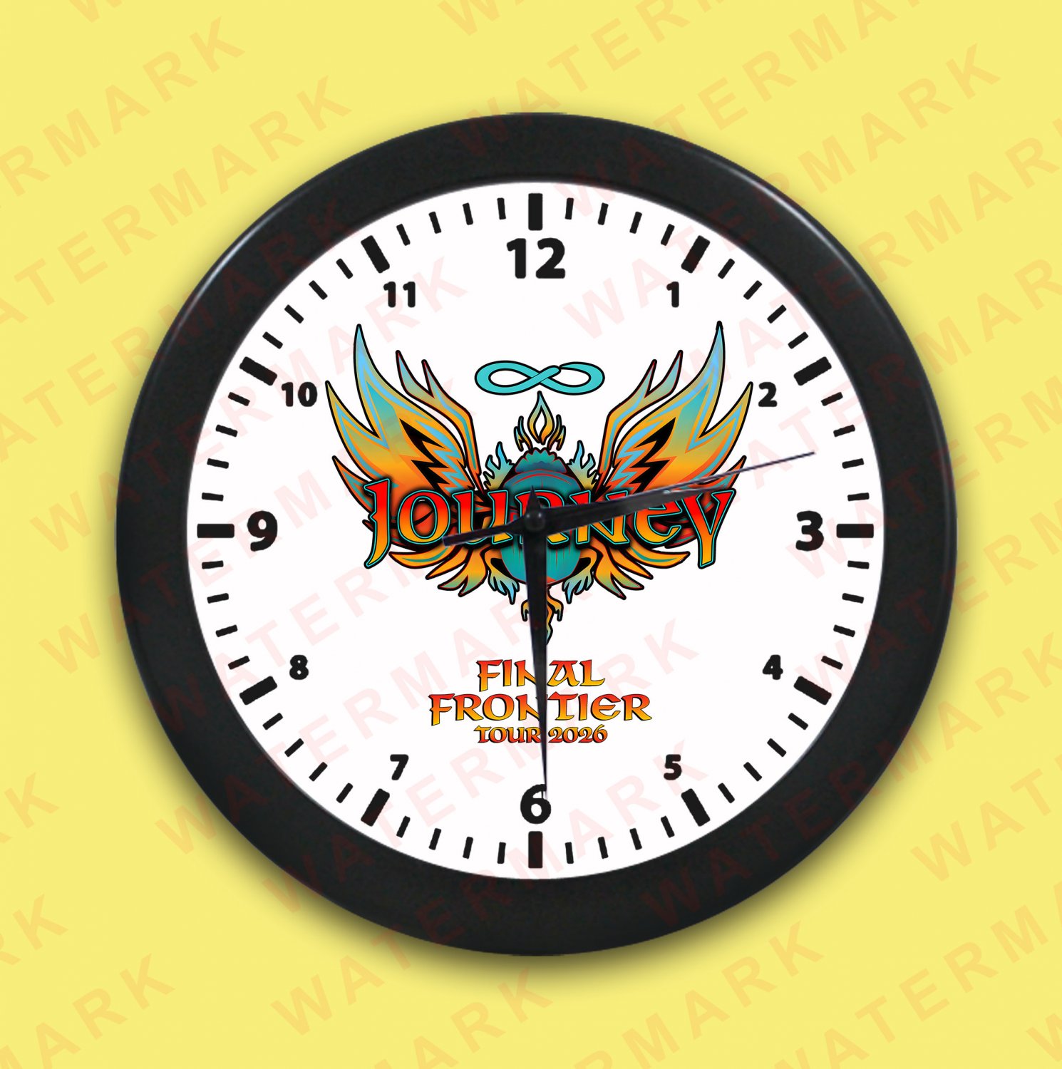 JOURNEY FINAL FRONTIER TOUR 2026 Wall Clocks