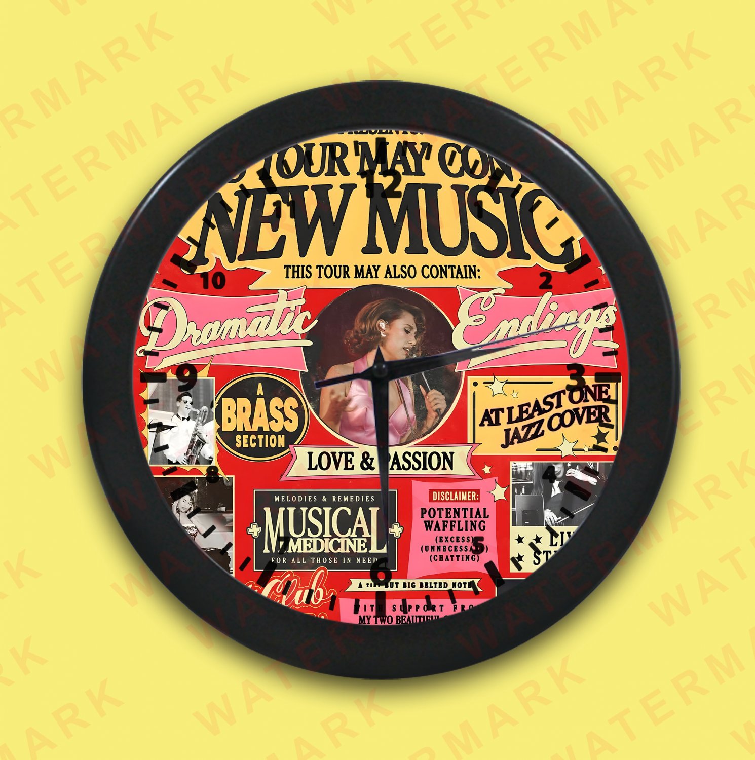 RAYE THIS TOUR MAY CONTAIN NEW MUSIC 2026 Wall Clocks