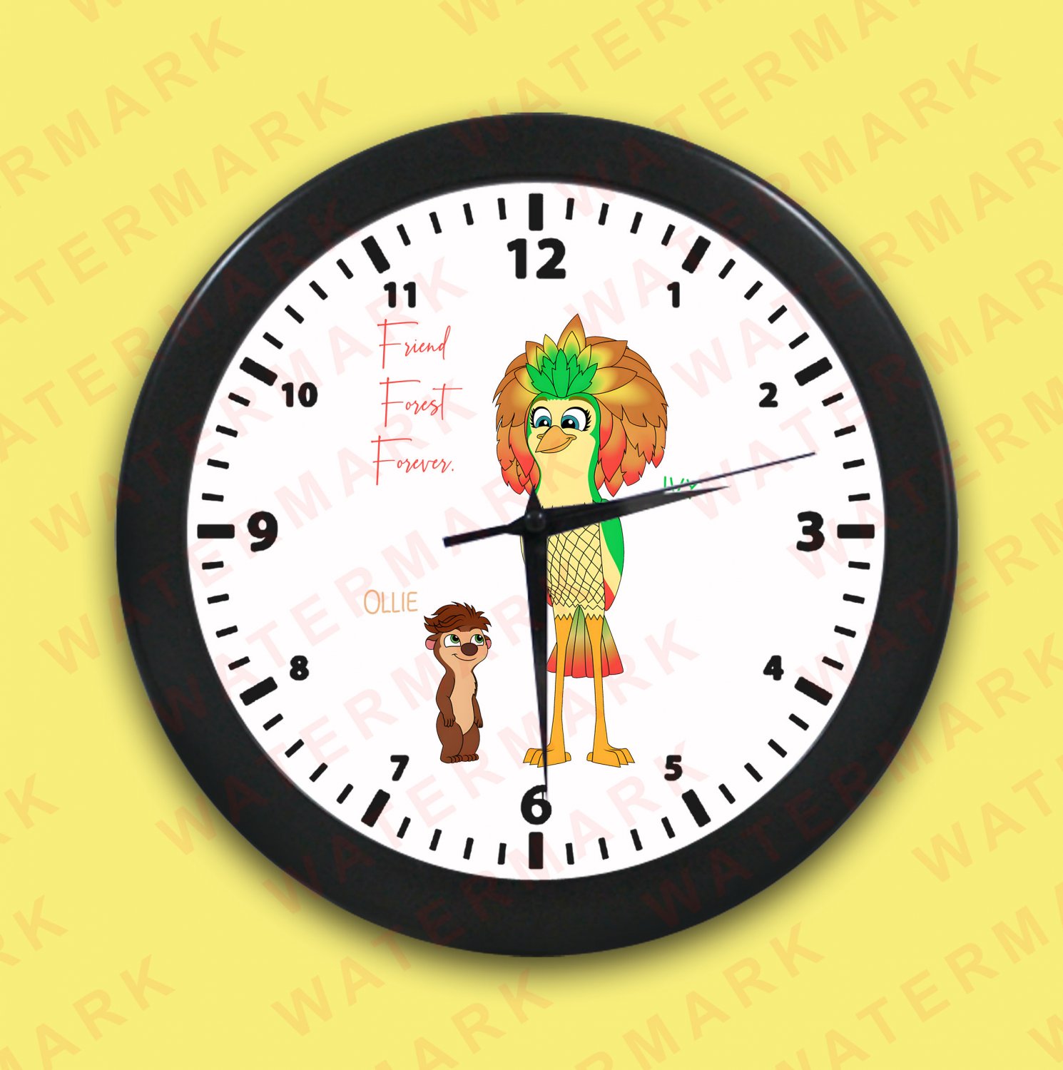 2 SWAPPED Wall Clocks