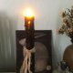 Blackened Beeswax Candles