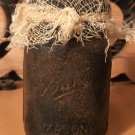 Blackened Beeswax Mason Jar