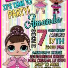 LOL DOLL DIGITAL BIRTHDAY INVITATION