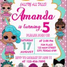 LOL DOLL DIGITAL BIRTHDAY INVITATION