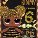 LOL DOLL DIGITAL BIRTHDAY INVITATION