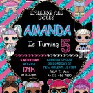 LOL DOLL DIGITAL BIRTHDAY INVITATION