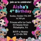 LOL DOLL DIGITAL BIRTHDAY INVITATION