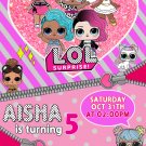 LOL DOLL DIGITAL BIRTHDAY INVITATION