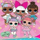 LOL DOLL DIGITAL BIRTHDAY INVITATION