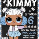 LOL DOLL DIGITAL BIRTHDAY INVITATION