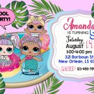 LOL DOLL DIGITAL BIRTHDAY INVITATION