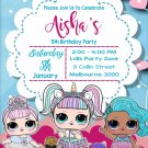 LOL DOLL DIGITAL BIRTHDAY INVITATION