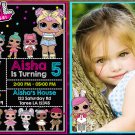 LOL DOLL DIGITAL BIRTHDAY INVITATION
