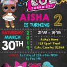 LOL DOLL DIGITAL BIRTHDAY INVITATION