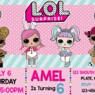 LOL DOLL DIGITAL BIRTHDAY INVITATION