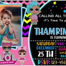 LOL DOLL DIGITAL BIRTHDAY INVITATION
