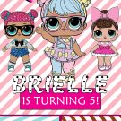 LOL DOLL DIGITAL BIRTHDAY INVITATION