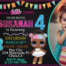 LOL DOLL DIGITAL BIRTHDAY INVITATION
