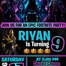 FORTNITE DIGITAL BIRTHDAY INVITATION