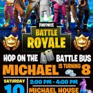 FORTNITE DIGITAL BIRTHDAY INVITATION