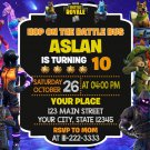 FORTNITE DIGITAL BIRTHDAY INVITATION