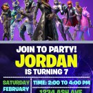 FORTNITE DIGITAL BIRTHDAY INVITATION