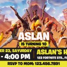 FORTNITE DIGITAL BIRTHDAY INVITATION
