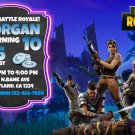 FORTNITE DIGITAL BIRTHDAY INVITATION