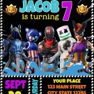FORTNITE DIGITAL BIRTHDAY INVITATION