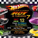 HOT WHEELS DIGITAL BIRTHDAY INVITATION