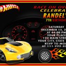 HOT WHEELS DIGITAL BIRTHDAY INVITATION