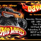 HOT WHEELS DIGITAL BIRTHDAY INVITATION
