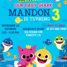 BABY SHARK DIGITAL BIRTHDAY INVITATION