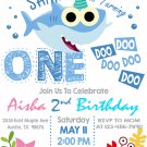 BABY SHARK DIGITAL BIRTHDAY INVITATION
