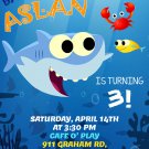 BABY SHARK DIGITAL BIRTHDAY INVITATION