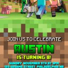 MINECRAFT DIGITAL BIRTHDAY INVITATION